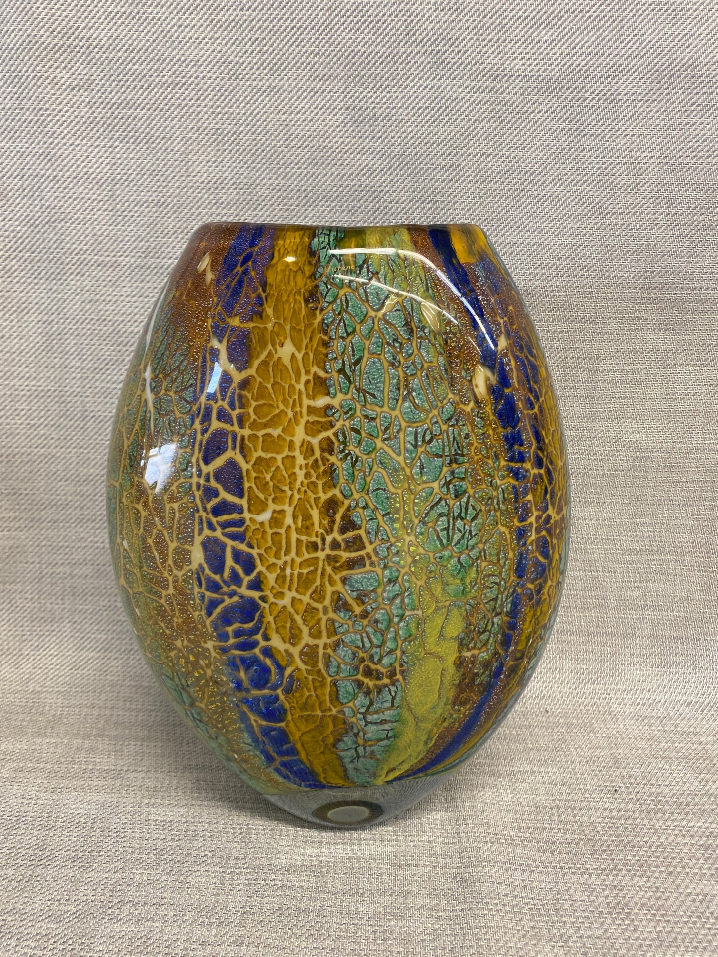 Large Art Glass Vase