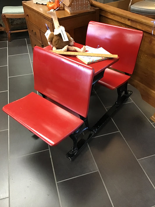 Vintage Eclipse School Desk w Wheels