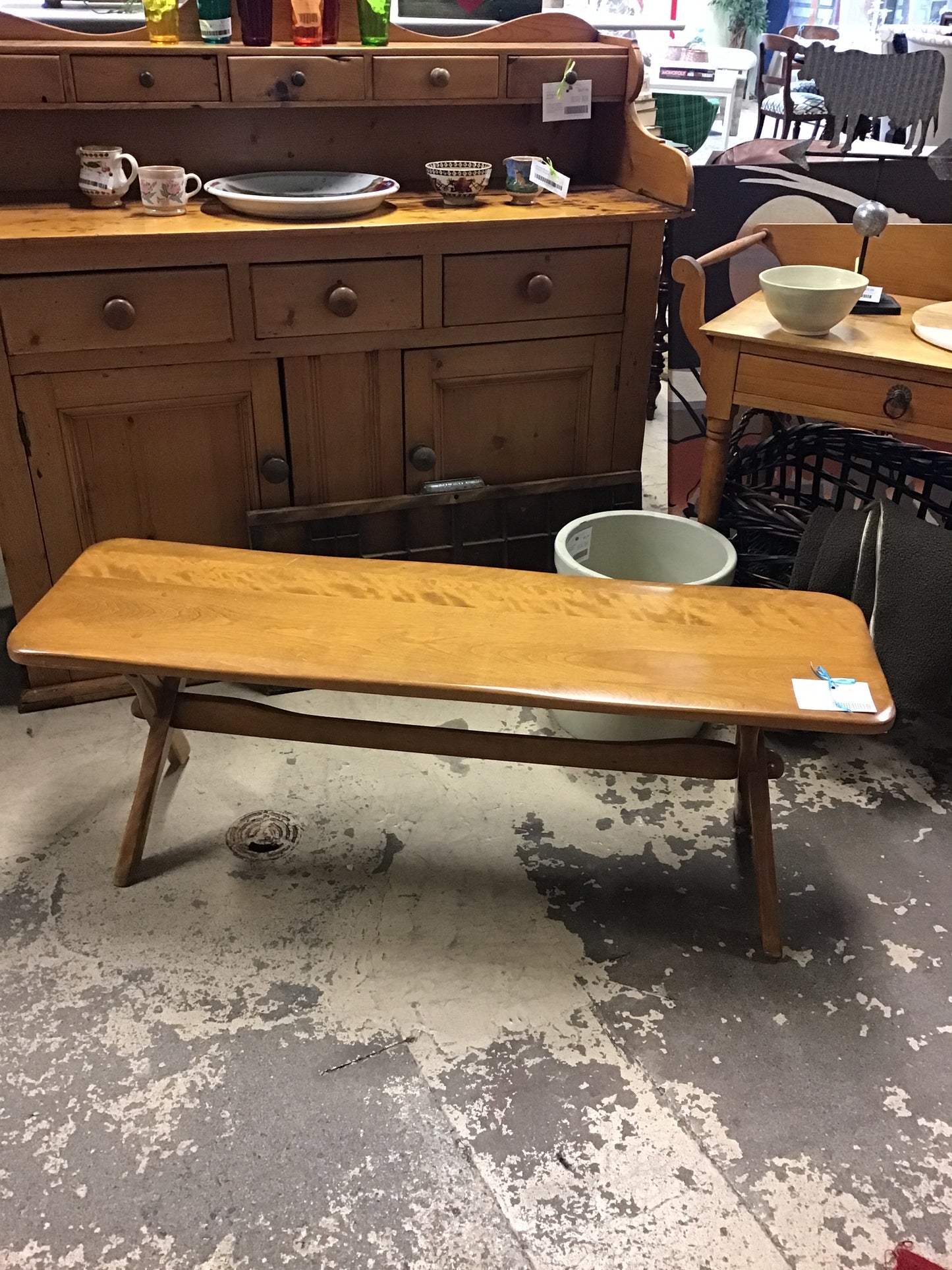 Wood Bench