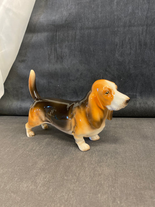 Porcelain Figurine - Bassett Hound