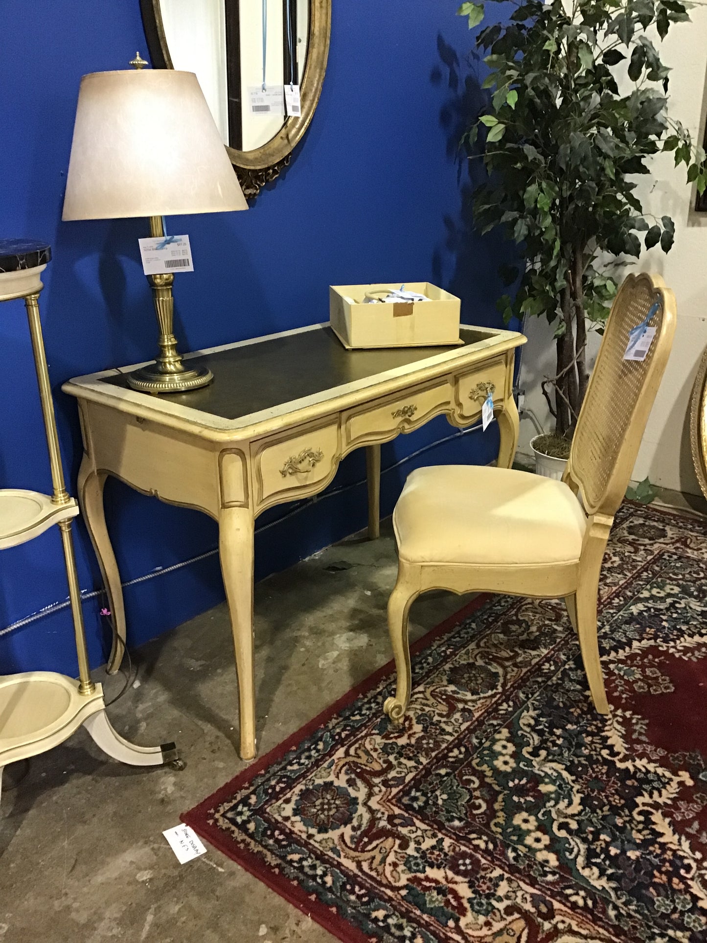 Vintage Writing Desk & Chair