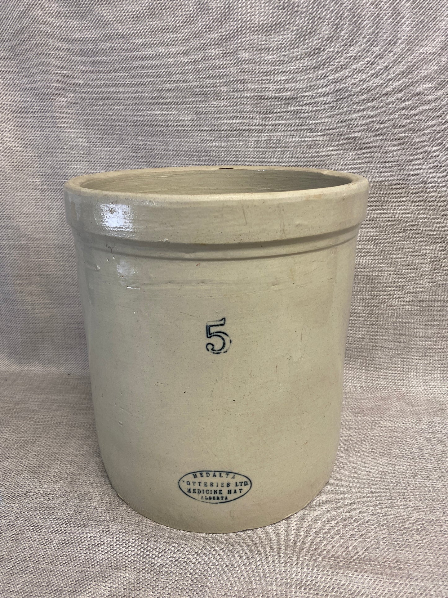 Medalta Potteries Crock - 5 Gallon