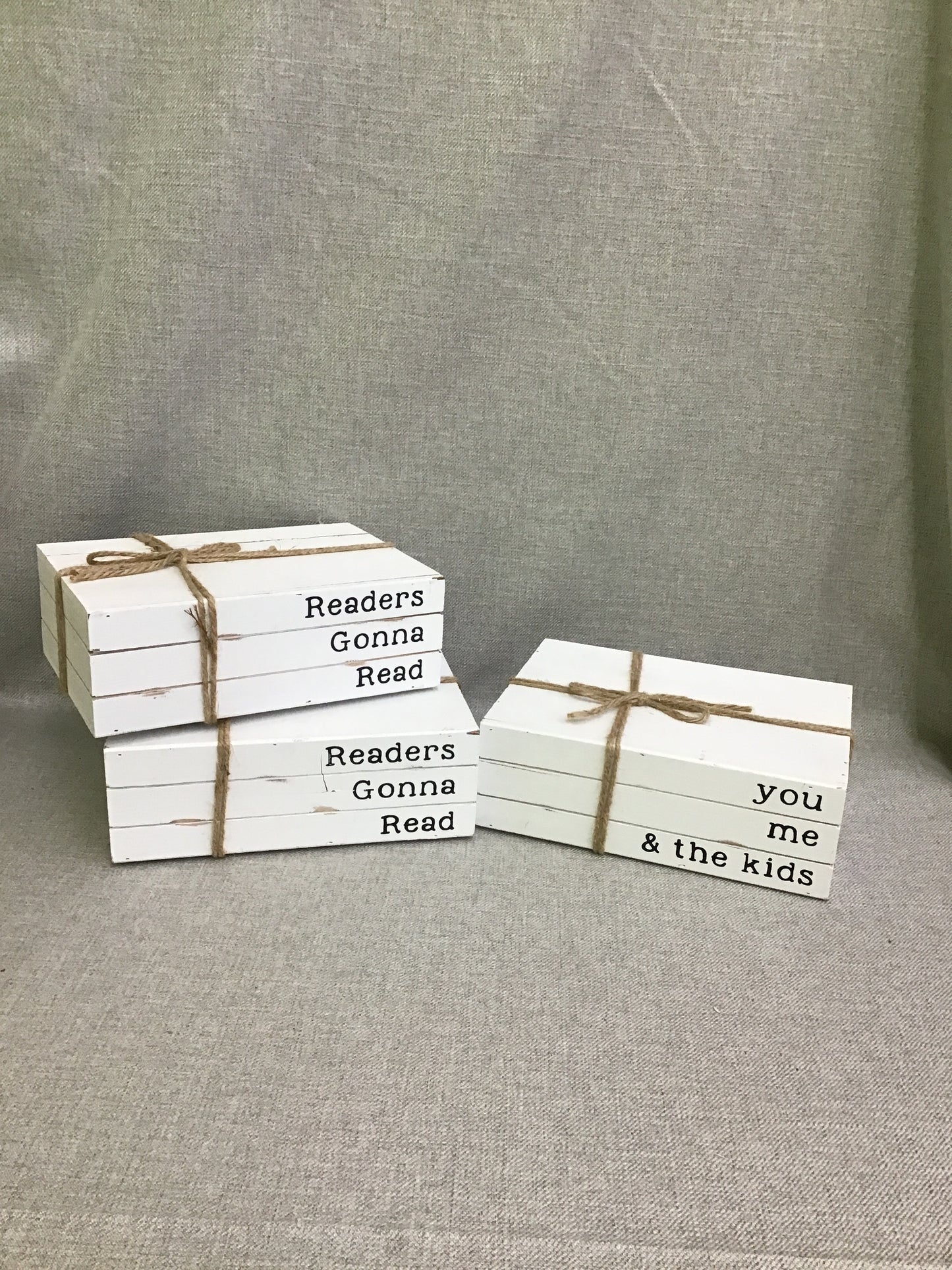Wood Book Stacks (New)