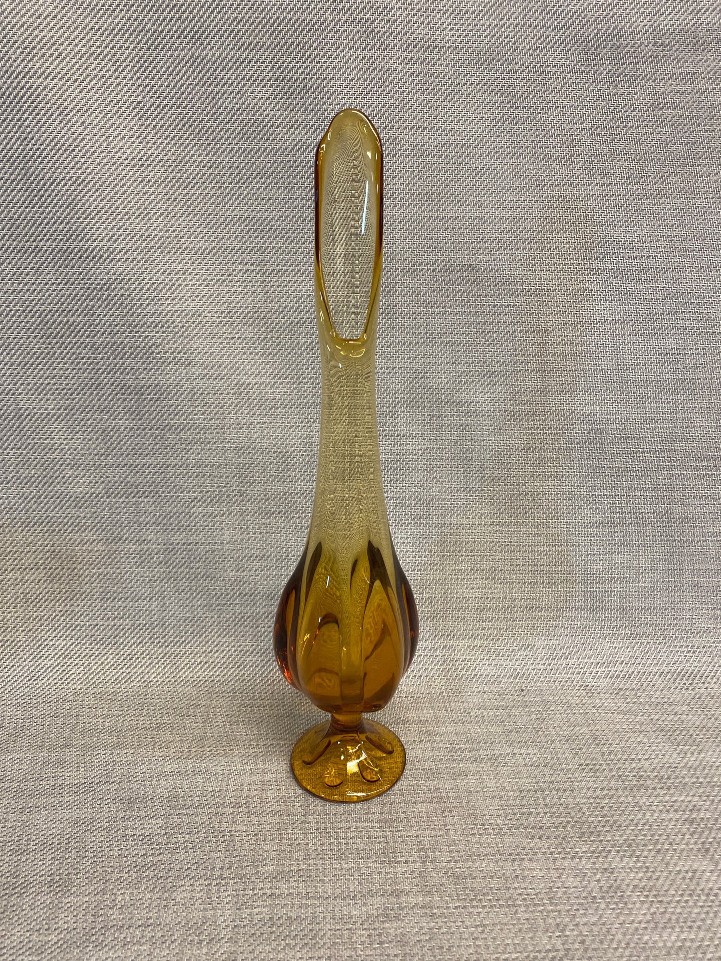 Vintage Viking Epic Swung Vase - Amber