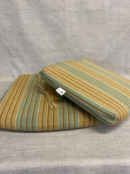 PAIR Sunbrella Chair Cushions - Striped