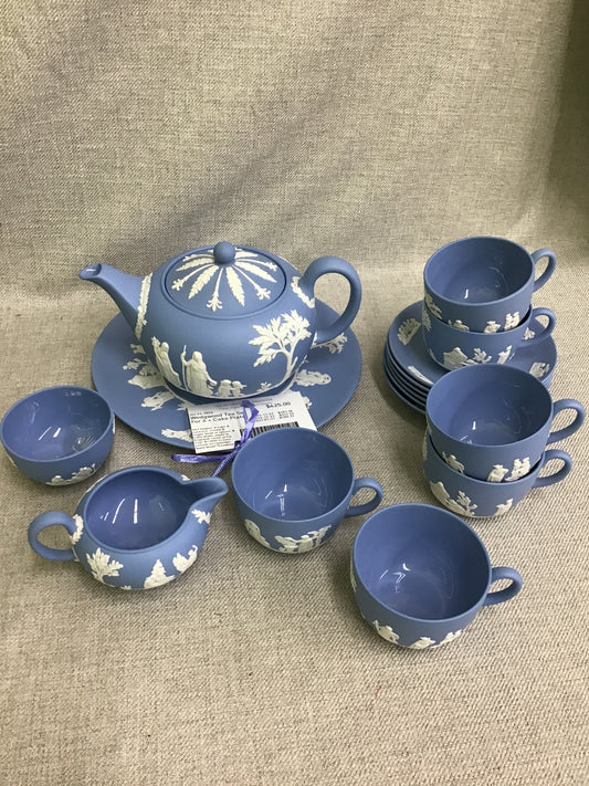 Wedgwood Tea Set For 6 + Cake Plate