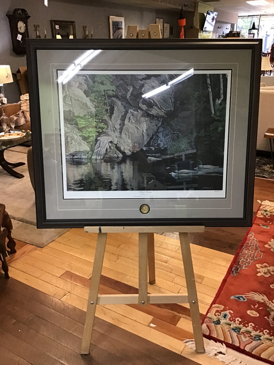 Clint Jammer 'Silent Passing' Framed Print