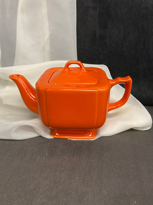 Vintage Riviera Red Teapot