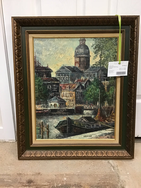 Framed Painting - Canal