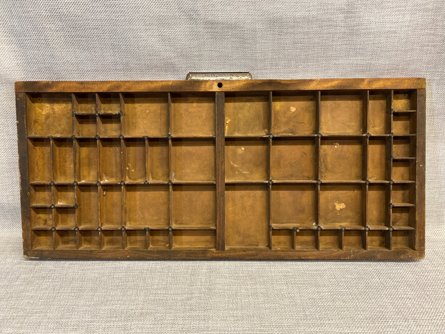 Vintage Wood Printer's Drawer