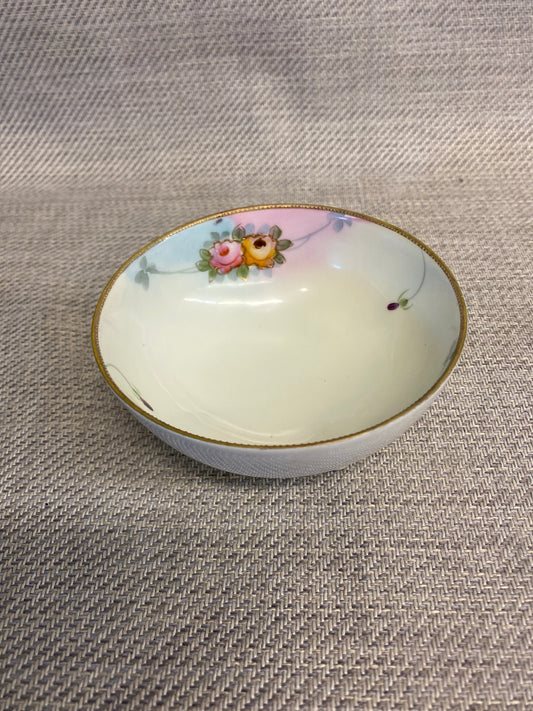 Nippon Hand Painted Bowl - Flowers