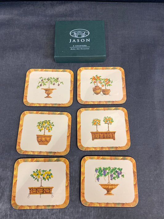 6PC Jason Coasters - Fruit Tree