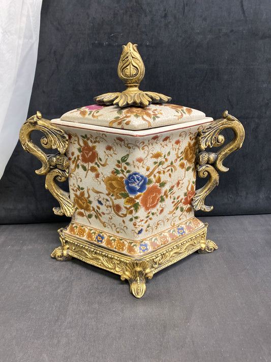 Ceramic Box - Floral