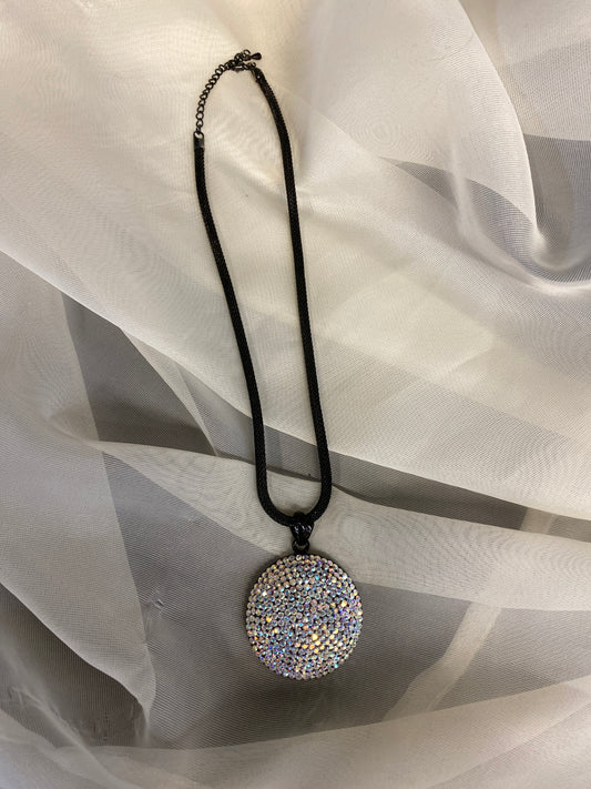 Necklace - Rhinestone Pendant