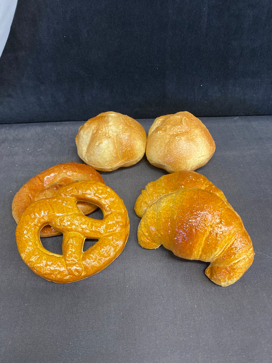 Set 6 Faux Bread Pieces