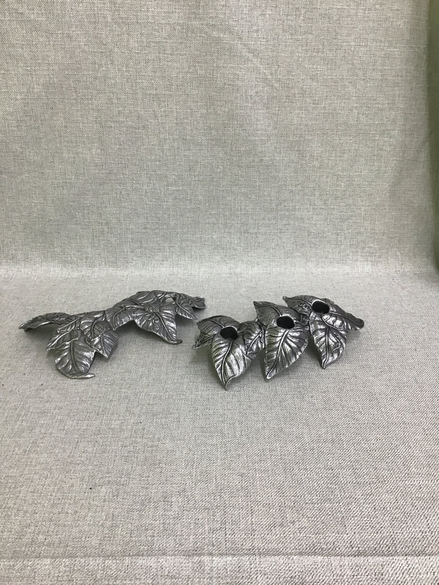 PR of Pewter Candle Holders