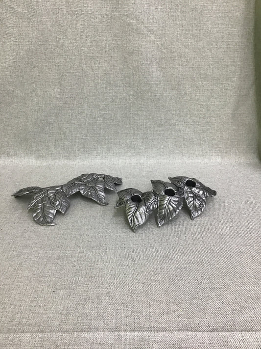 PR of Pewter Candle Holders