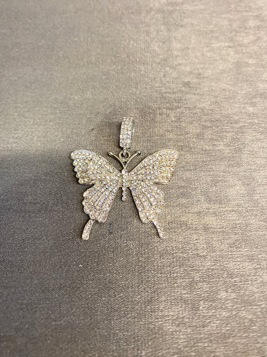 Rhinestone Pendant - Butterfly