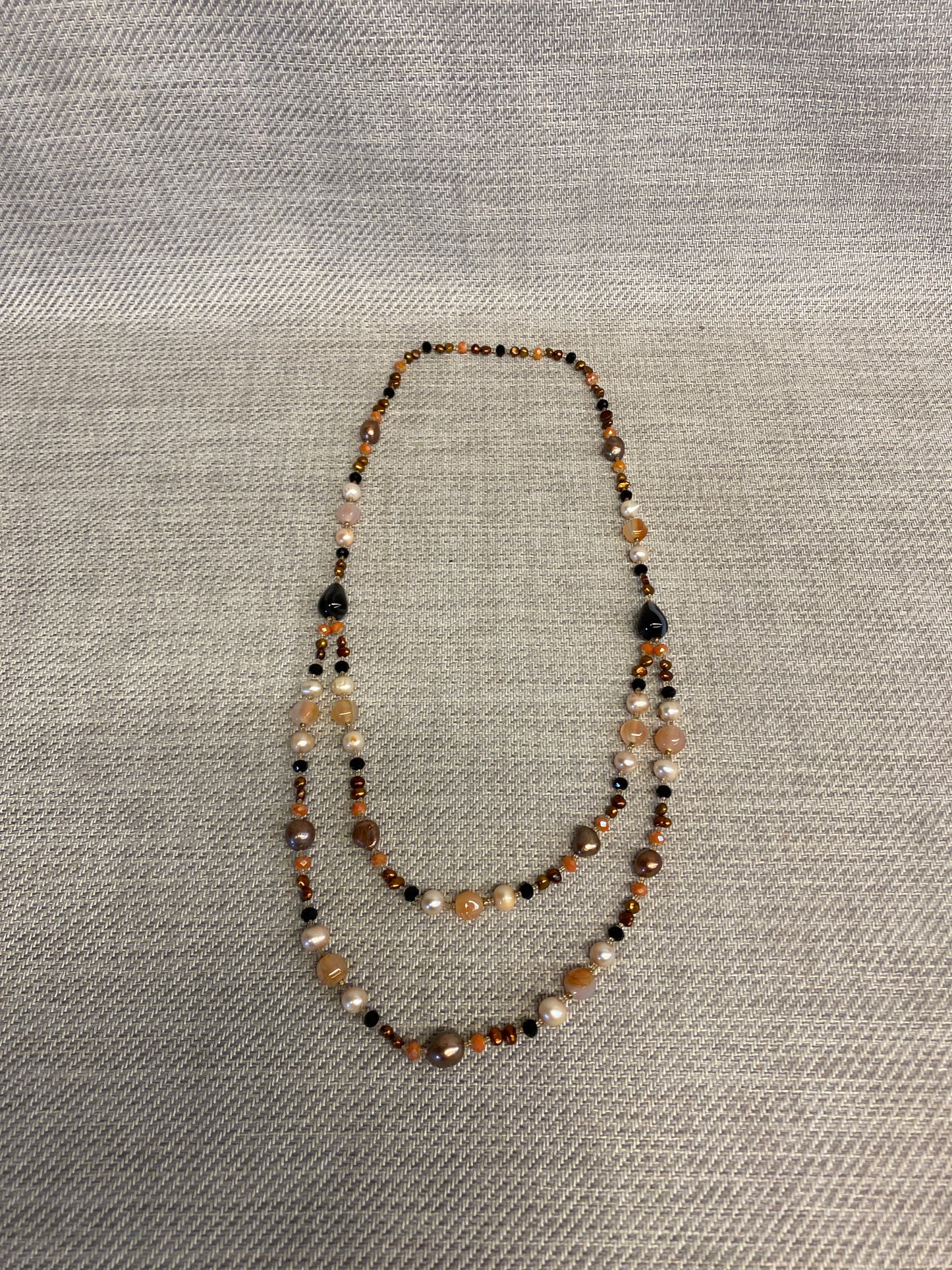 Double Strand Bead Necklace