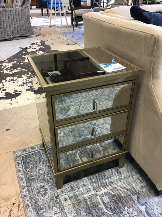 Mirrored Nightstand