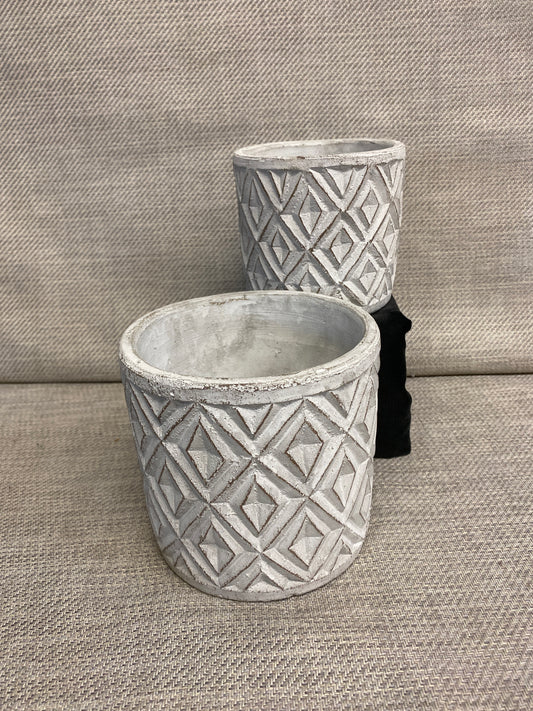 New! PAIR Planters - Stone-Like