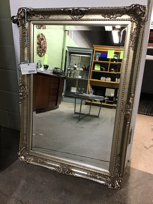 Framed Beveled Mirror