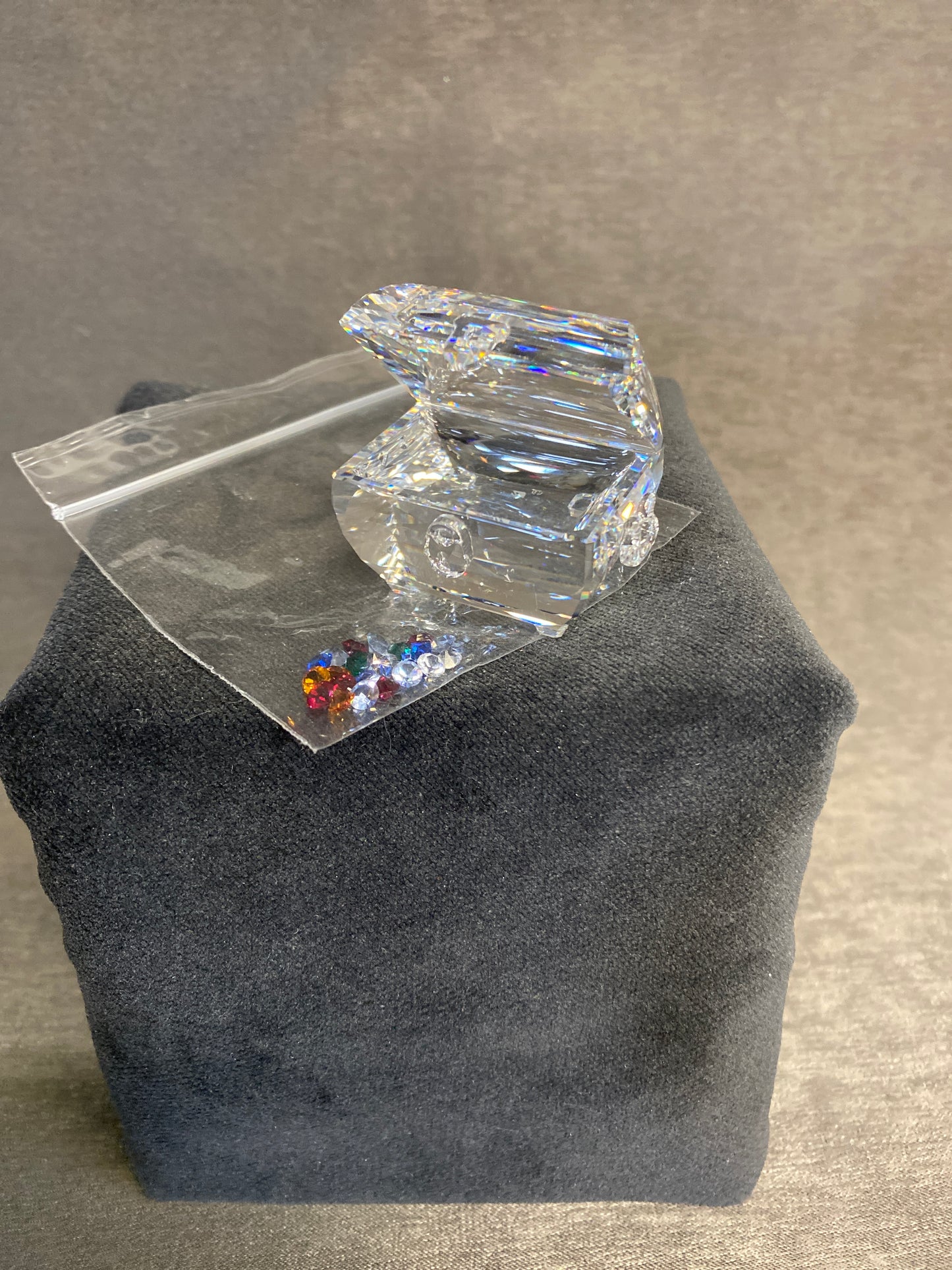 Swarovski Crystal Treasure Chest With Gems
