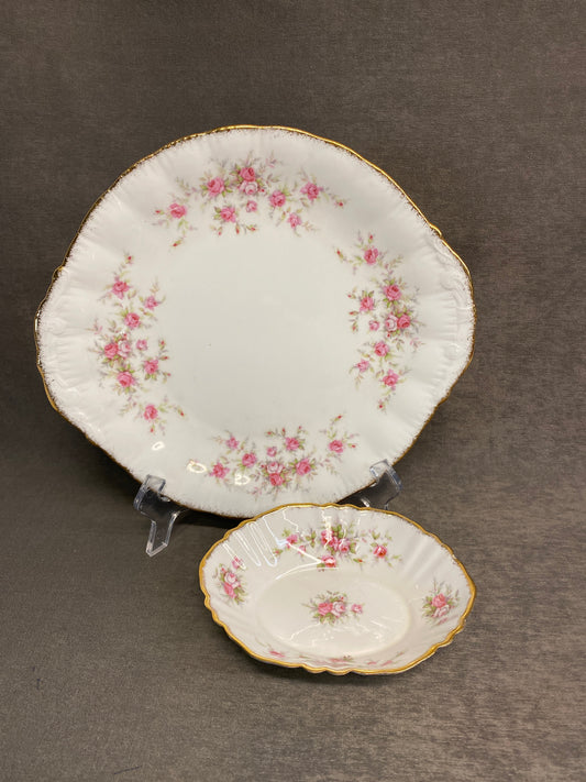 Paragon Cake Plate & Nut Dish