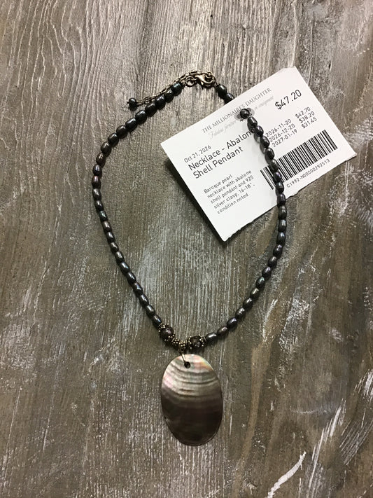 Necklace - Abalone Shell Pendant