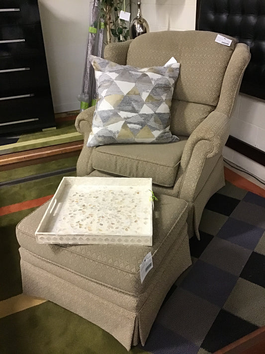 Superstyle Wing Chair & Ottoman