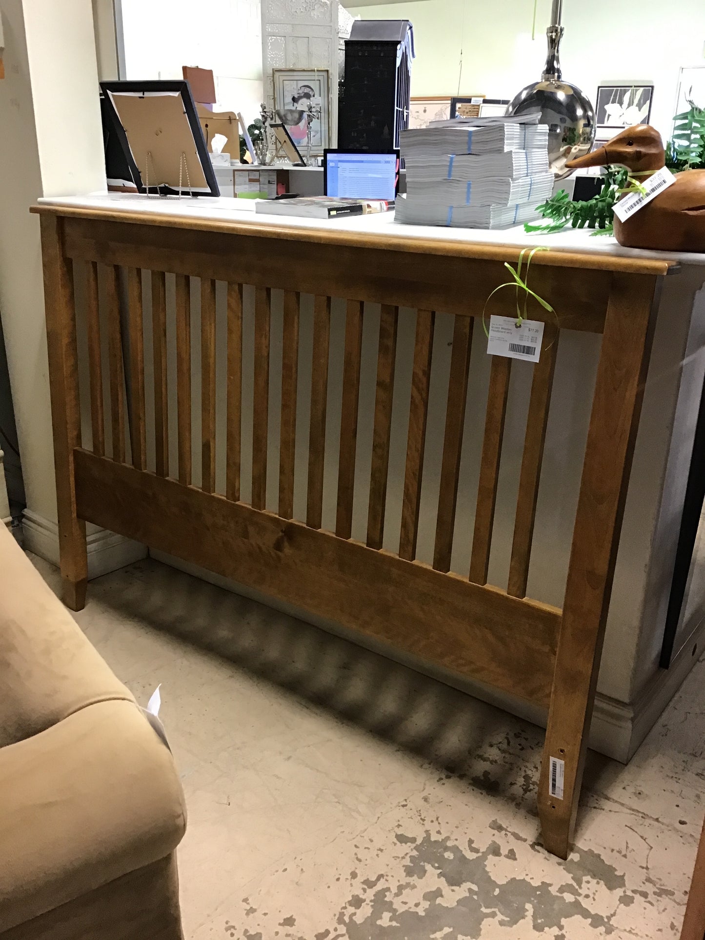 Queen Wooden Headboard only